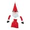Glitzhome® 20" Jumbo Christmas Fabric Santa Ornament Set